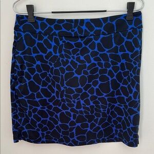 Blue Patterned Women's Skirt sz S